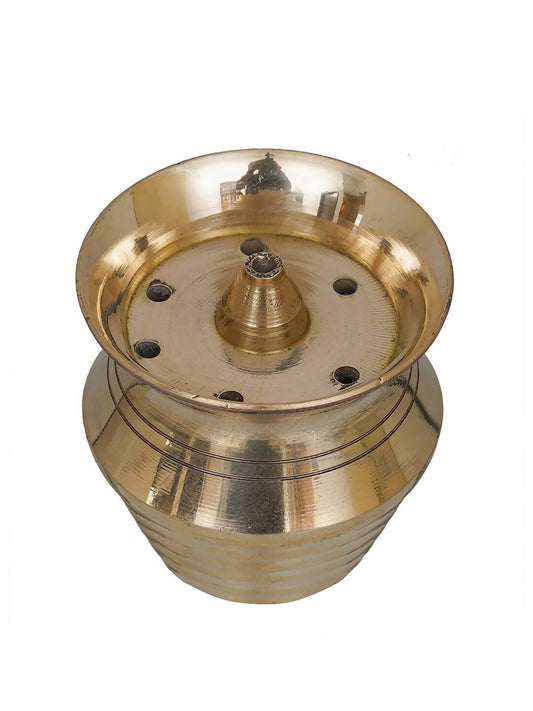 eCraftIndia Yellow Brass Incense Stick Holder | Swadesiicart