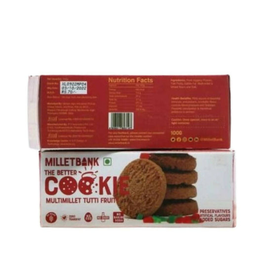 My Millet Basket Multi Millet Tutti Fruity Cookie (Millet Bank) | Swadesiicart