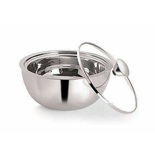 Stainless Steel Gravy Pot 850ml Silver - Swadesiicart