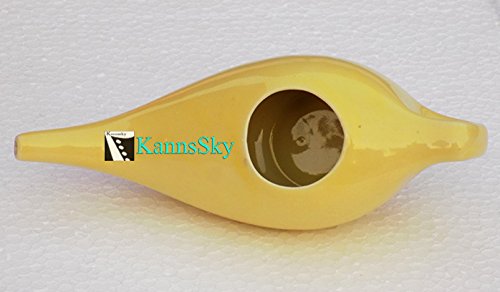 Kannssky Ceramic Jala Neti Pot - Swadesiicart