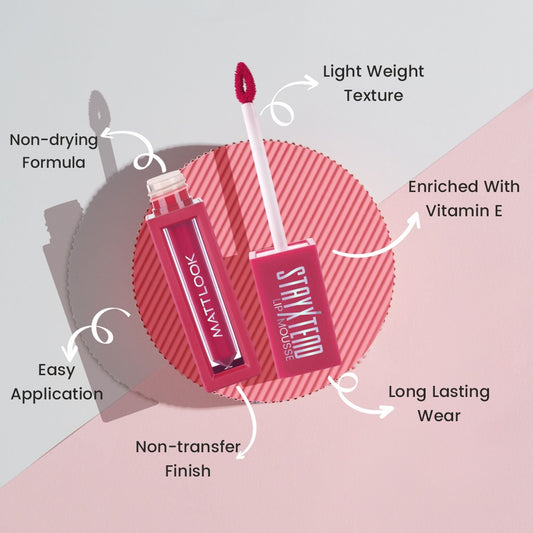 Matt Look Stayxtend Lip Mousse - Iconic Red