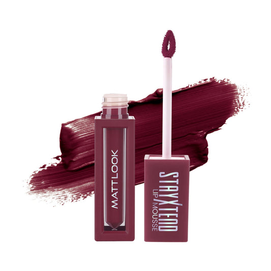 Matt Look Stayxtend Lip Mousse - Maroon Desert - Swadesiicart