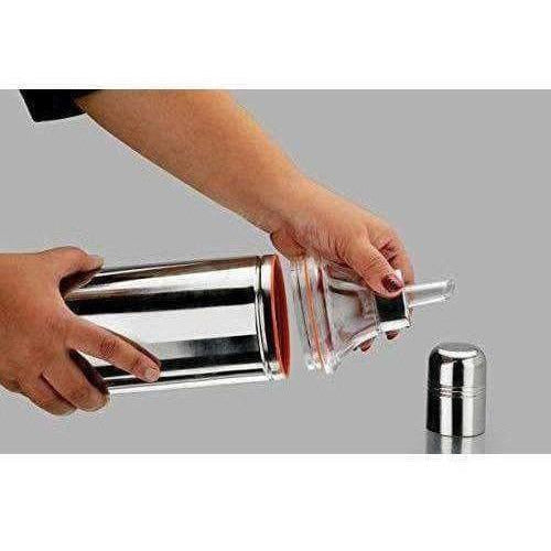 Nirlon Stainless Steel Oil Pot, 1 Litre, Silver - Swadesiicart