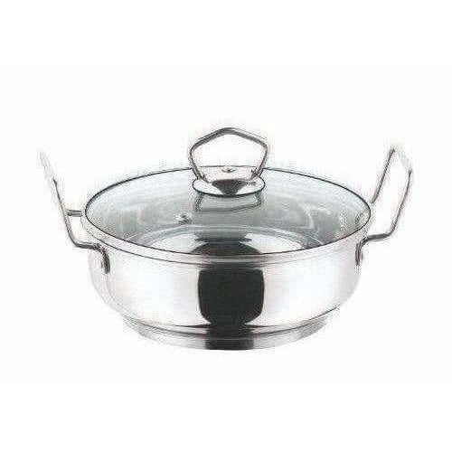 Cookware Induction Friendly Kadai With Lid 2 Litres - Swadesiicart