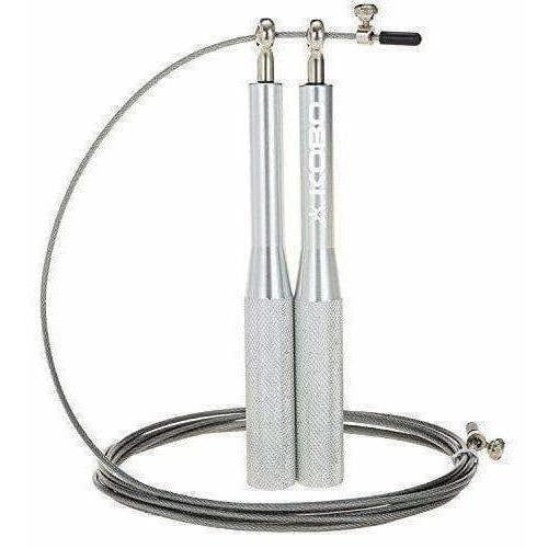 Kobo Metal Speed Aluminum Jump Rope (Silver) - Swadesiicart