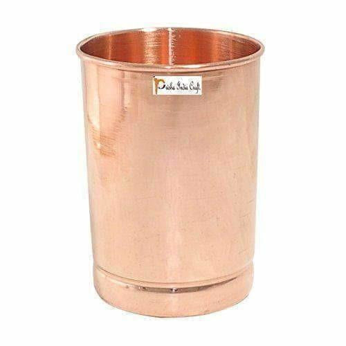 Copper Glass Drinkware - Set of 6 - Swadesiicart