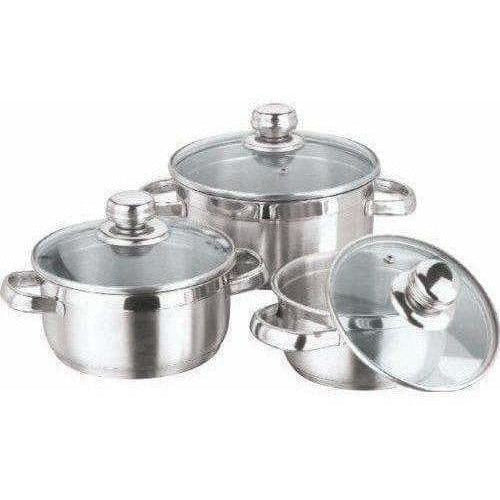 Cookware Breman Sauce Pot - Set of 3 Pieces - Swadesiicart