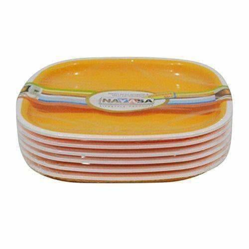 Square Quarter Plate - Set of 6 - Swadesiicart