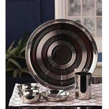 Stainless Steel Heavy 51 Pcs Dinner Set - Swadesiicart