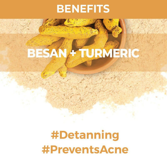 Nykaa Skin Secrets Indian Rituals Besan + Turmeric Sheet Mask For Calm & Moisturised Skin - Swadesiicart