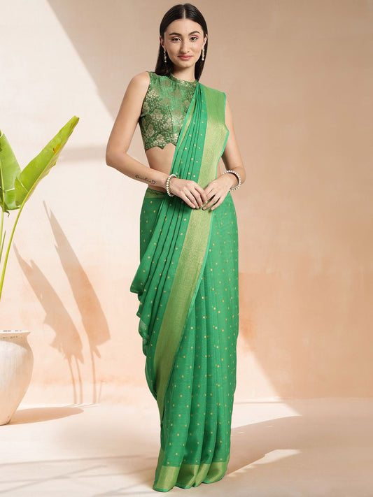 Mitera Floral Printed Ready to Wear Saree | Swadesiicart