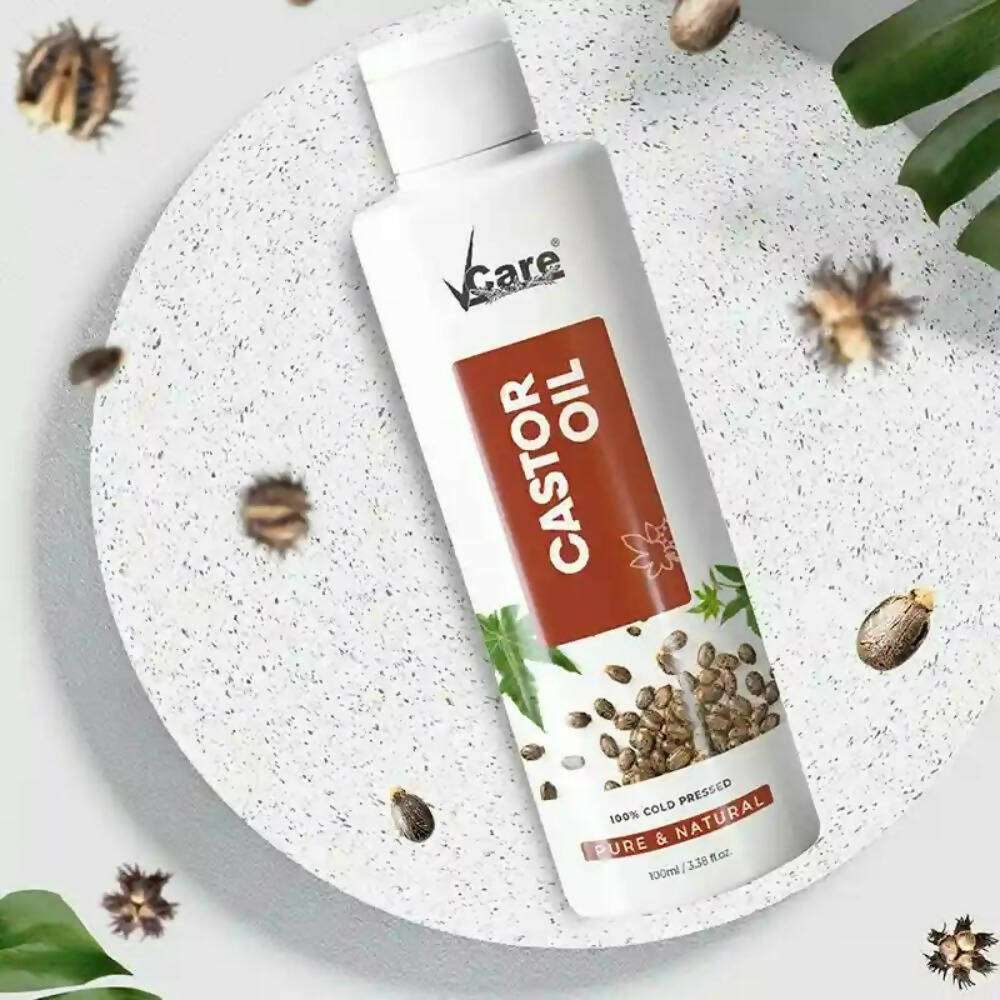 VCare Castor Oil For Hair - Swadesiicart