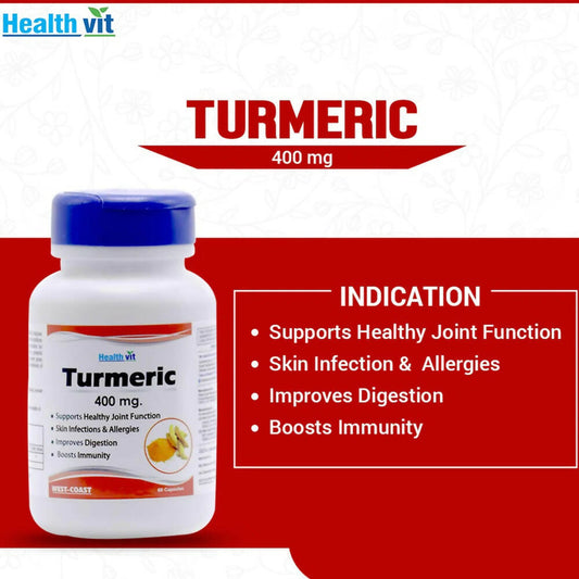 Healthvit Turmeric Capsules - Swadesiicart