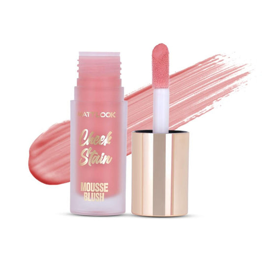 Matt Look Cheek Stain Mousse Blushs - 04 Everyday Love - Swadesiicart