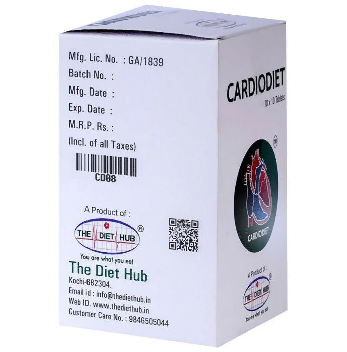 The Diet Hub Cardiodiet Tablets | Swadesiicart