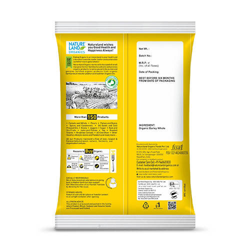 Nature Land Organics Barley Flour