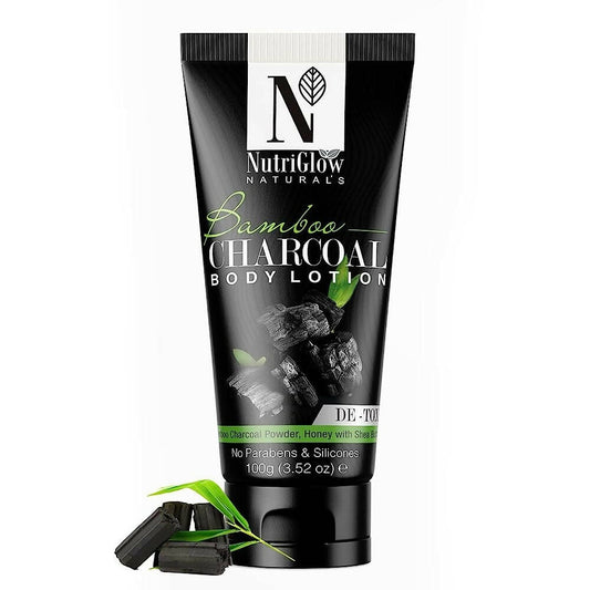NutriGlow Natural’s Bamboo Charcoal Body Lotion - Nutriglow Cosmetics
