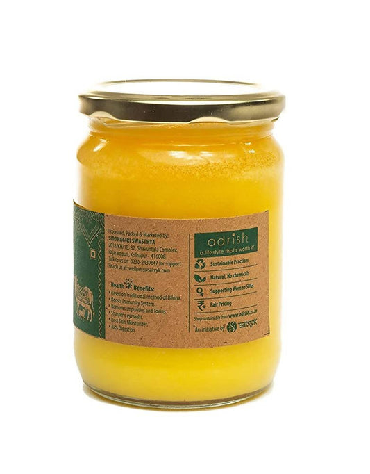 Adrish Desi Cow Bilona A2 Ghee | Pure A2 Ghee | Traditional Vedic Bilona Method Ghee | A2 Gir Cow Ghee - Swadesiicart