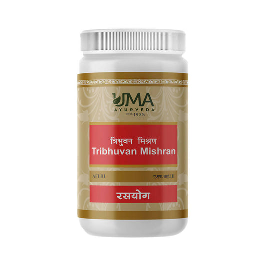 Uma Ayurveda Tribhuvan Mishran Tablets - Swadesiicart