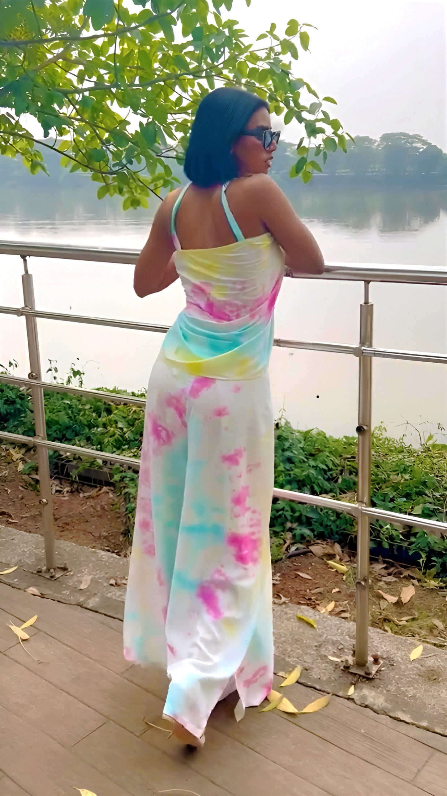 Noroke Toop Modal Pink Magic Pants With Top | Swadesiicart