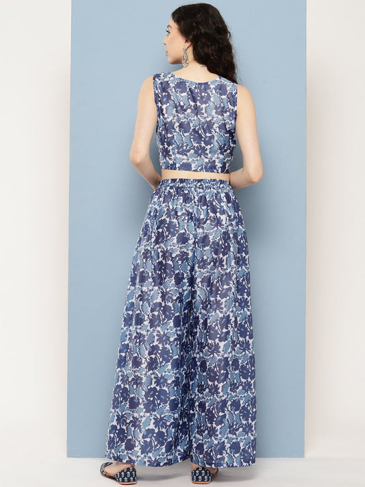 Ahalyaa Printed Ethnic Co-Ords - Swadesiicart
