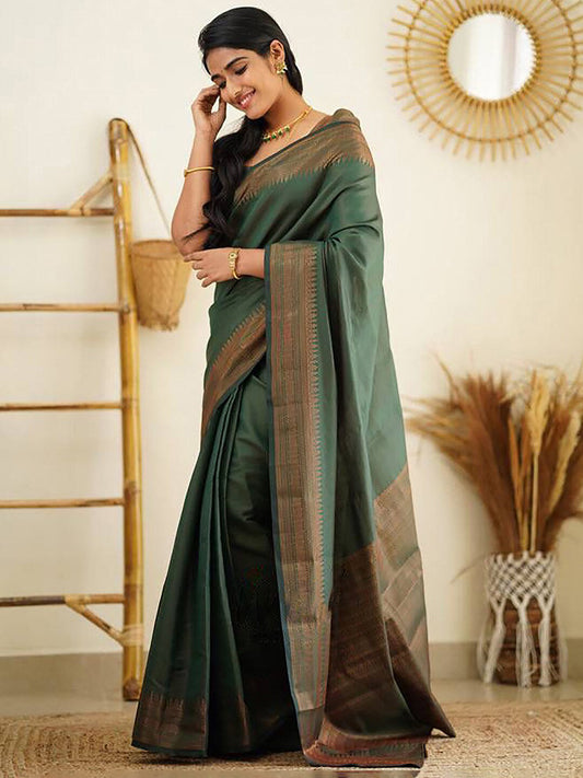Kalini Zari Banarasi Saree | Swadesiicart