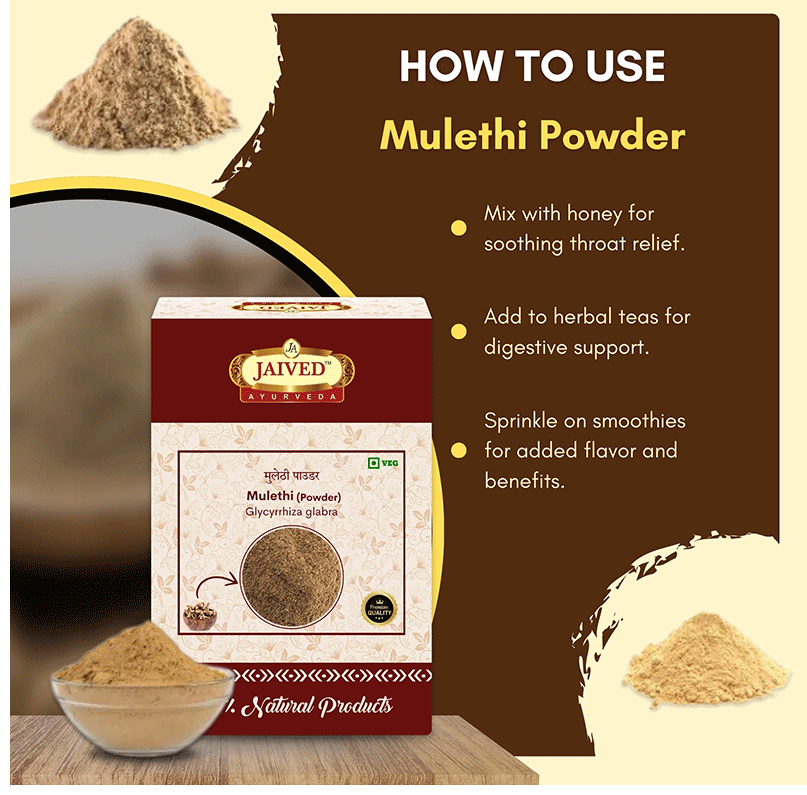 Jaived Ayurveda Mulethi Powder | Swadesiicart
