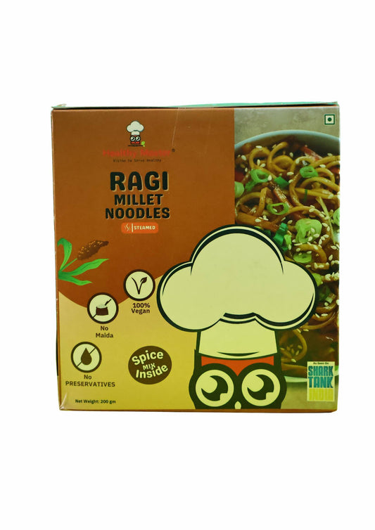 Healthy Master Ragi Millet Noodles - Healthy & Nutritious, 200 g - Healthy Masters