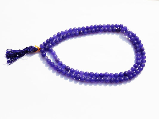 Kannssky Blue Hakik Agate Mala