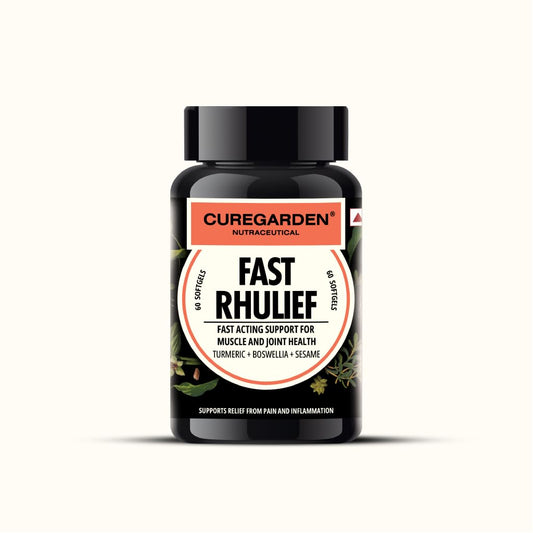 Curegarden Natural Rhulief Softgels