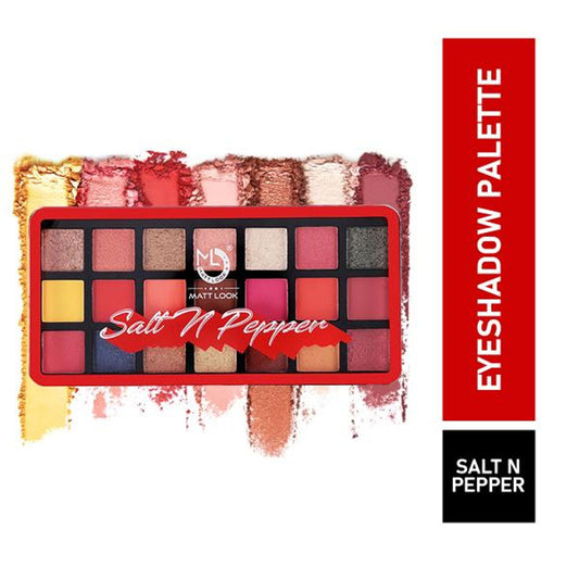 Matt Look Ultra Professional Eyeshadow Palette - Salt N Pepper - Swadesiicart
