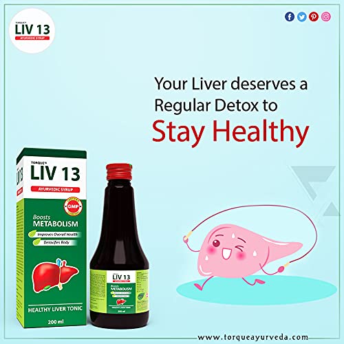 Torque's LIV 13 Ayurvedic Healthy Liver Tonic | Swadesiicart