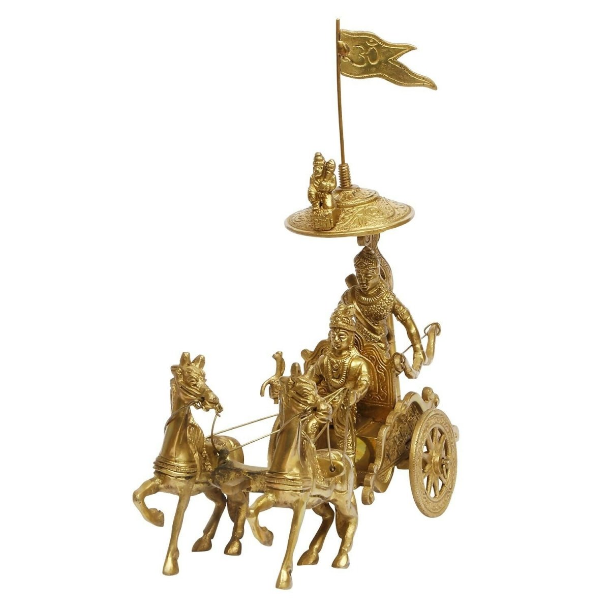 Artvarko Mahabharat Geeta Arjun Chariot Idol - Swadesiicart