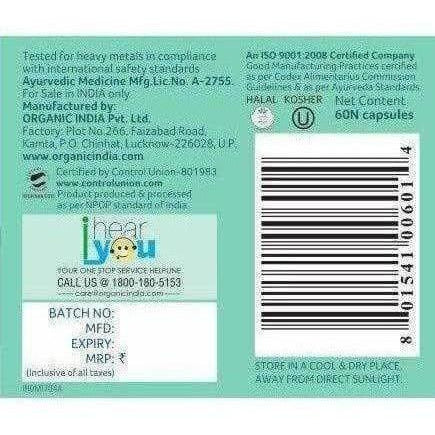 Organic India Breathe Free Capsules - Swadesiicart