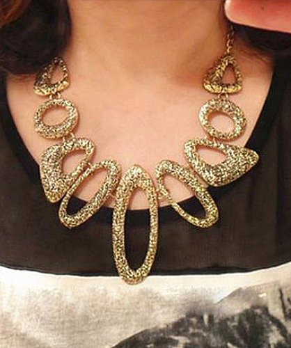 Gold-Toned Alloy Designer Necklace - The Pari | Swadesiicart