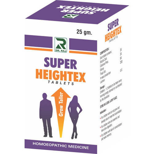 Dr. Raj Homeopathy Super Heightex Tablets | Swadesiicart