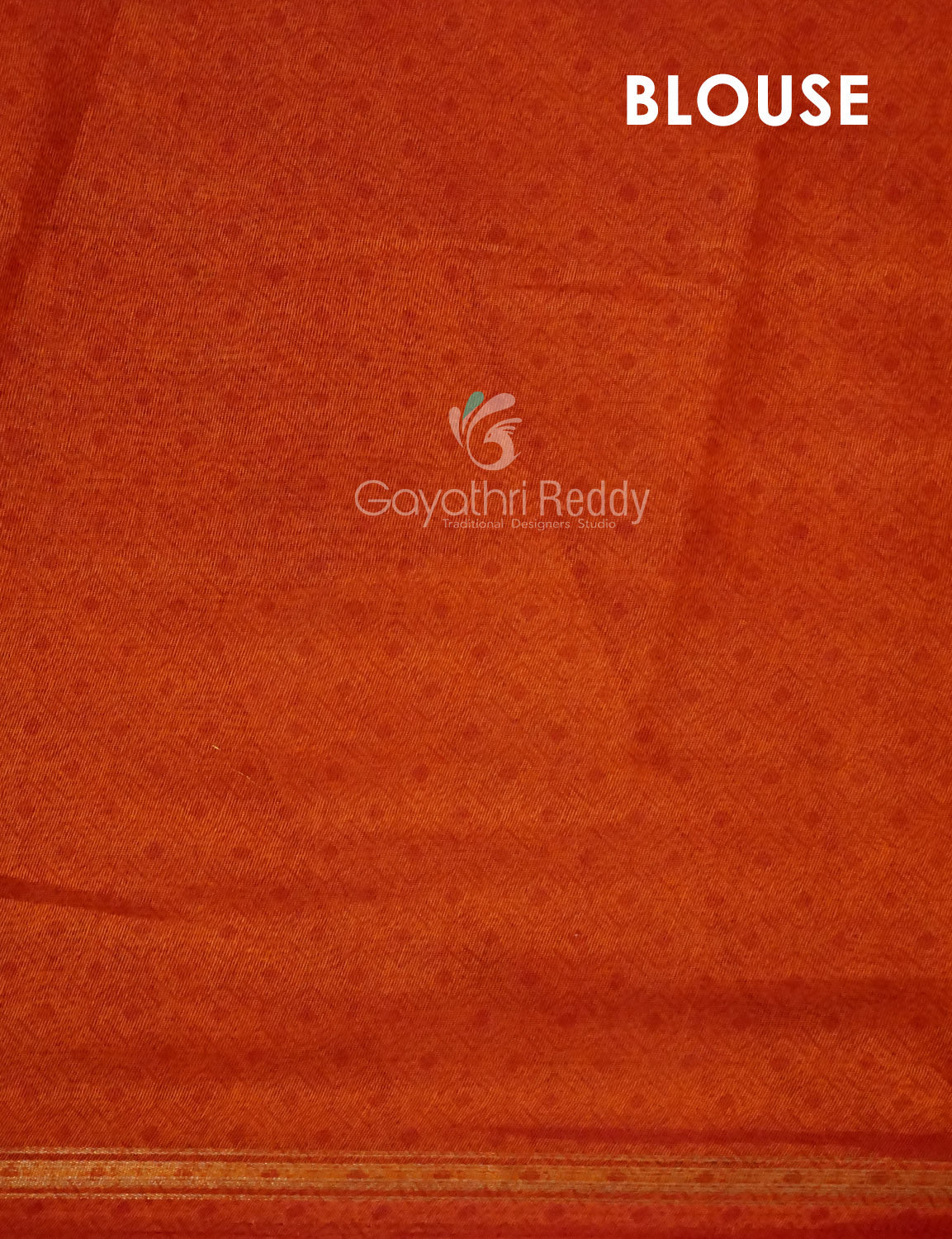 Dark Leaf Green Printed Semi Chanderi Saree By Gayathri Reddy Designer Studio | Swadesiicart