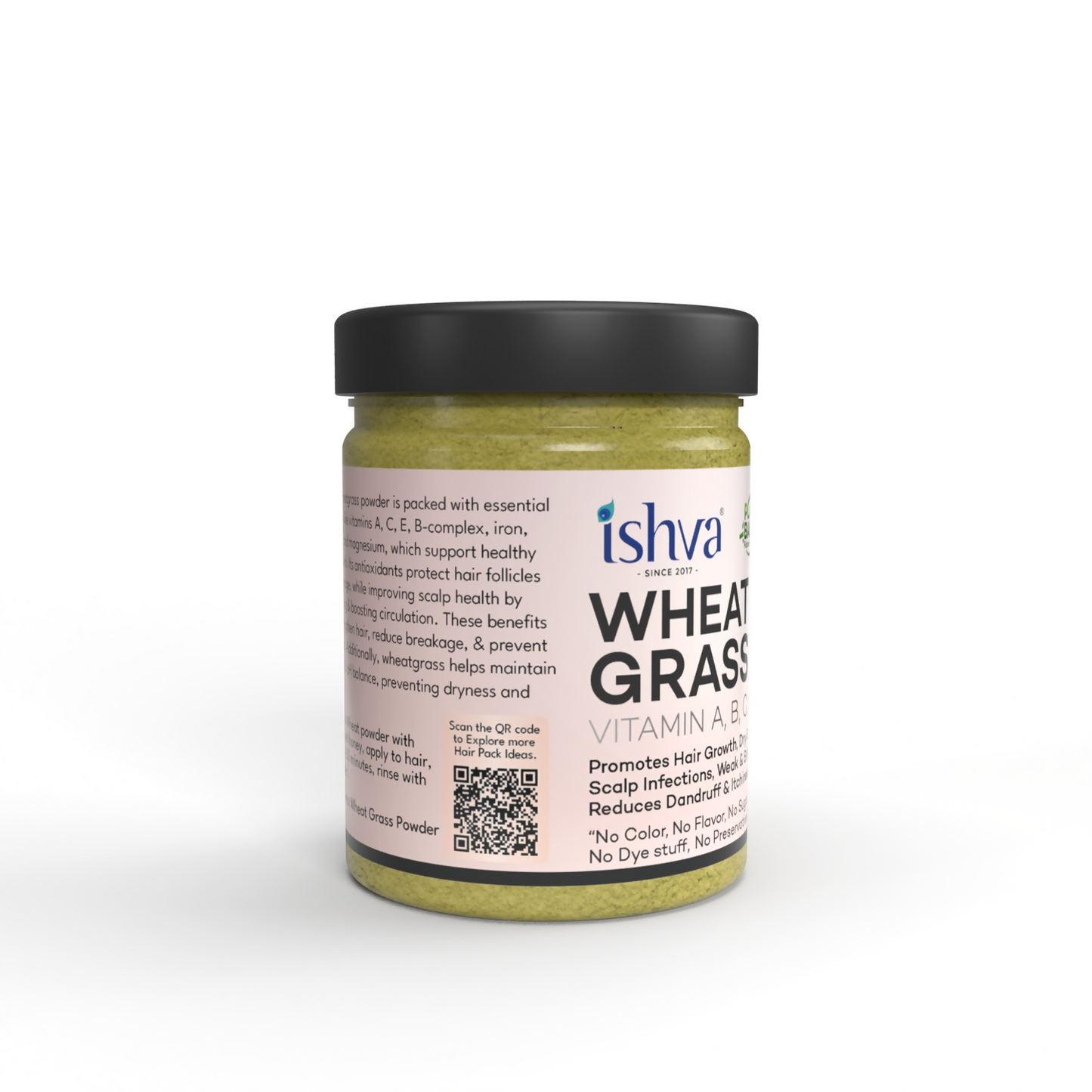 Ishva Wheatgrass Powder For Hair | Swadesiicart
