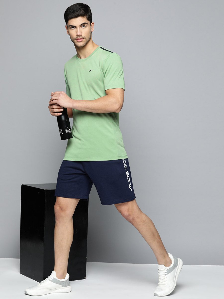 Alcis Men Anti Static Slim Fit Sports T-shirt | Swadesiicart