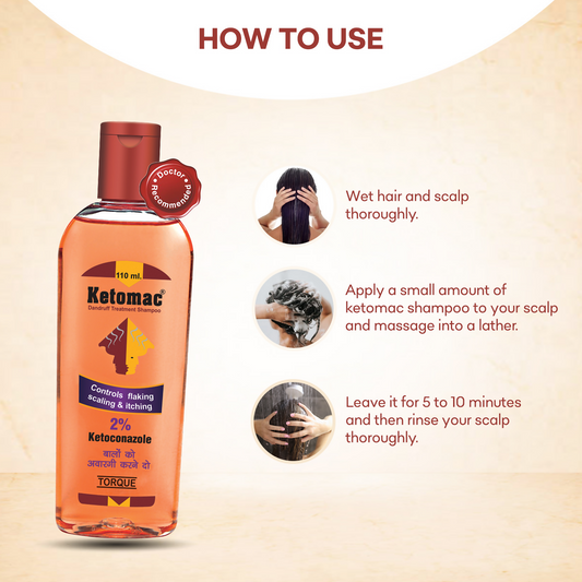 Torque's Ketomac Dandruff Treatment Shampoo - Swadesiicart