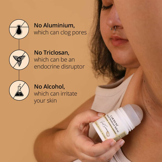 Carmesi Natural Underarm Roll On Deodorant for Women - Sweet Summer