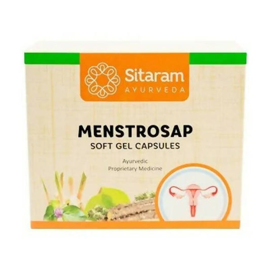 Sitaram Ayurveda Menstrosap Soft Gel Capsules | Swadesiicart