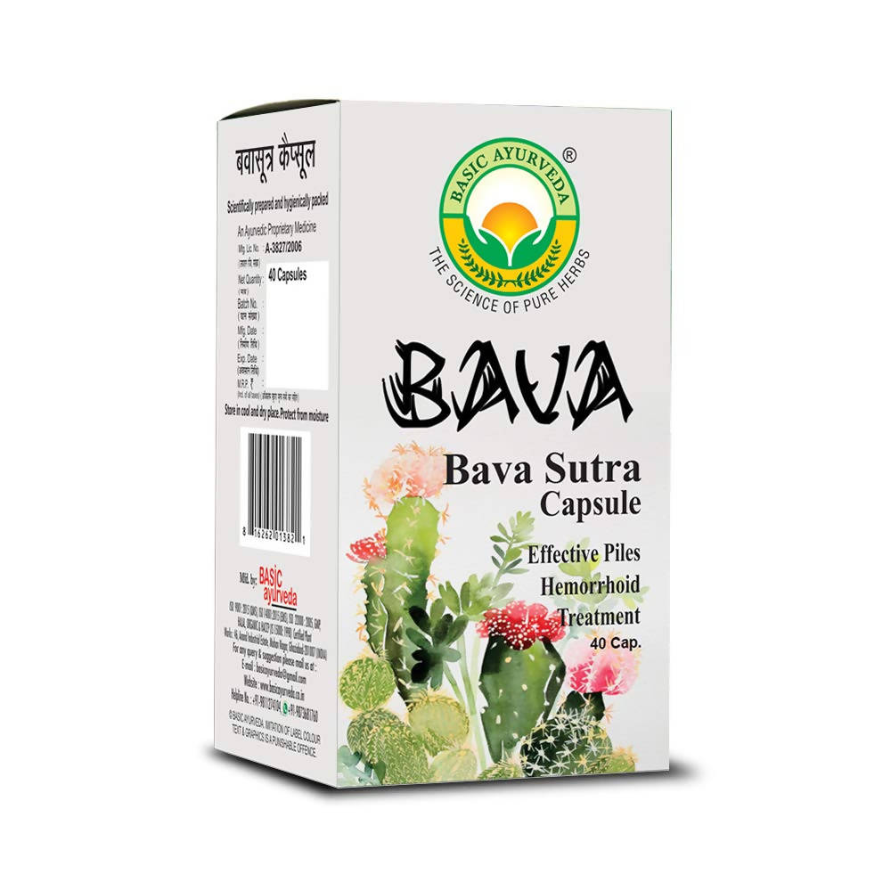 Basic Ayurveda Bava Sutra Capsules | Swadesiicart