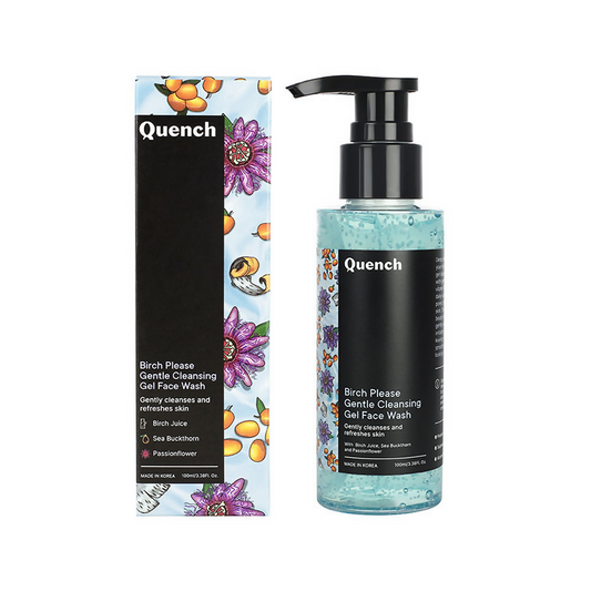 Quench Birch Please Gentle Cleansing Gel Face Wash | Swadesiicart