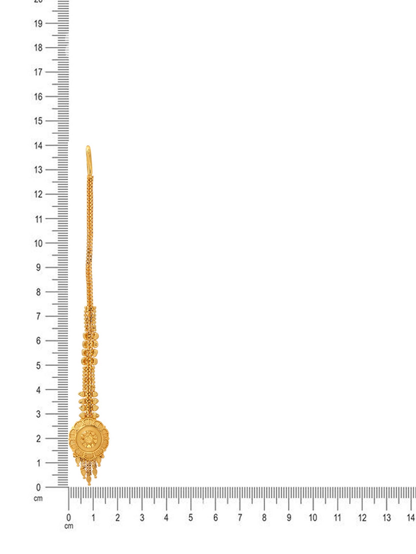 Ruby Raang Gold Maang Tikka | Swadesiicart