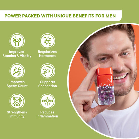 Wellbeing Nutrition Slow | Fertility for Her Capsules - Swadesiicart