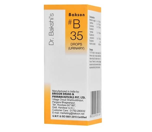 Bakson's Homeopathy B35 Drops | Swadesiicart