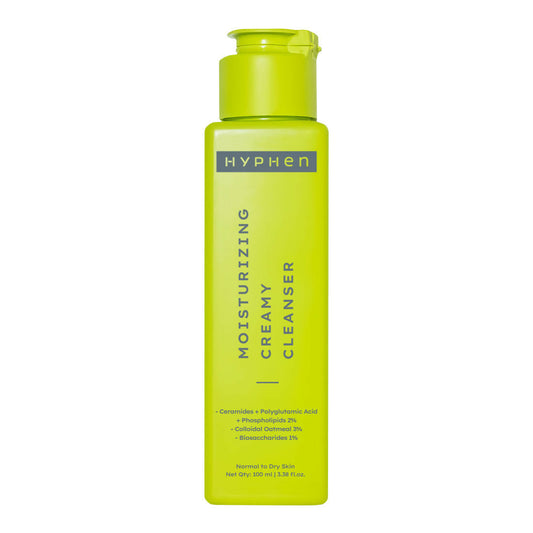 Hyphen By Kriti Sanon Moistuzing Creamy Cleanser, Hydration & Gentle Cleansing For Dry Skin - Swadesiicart