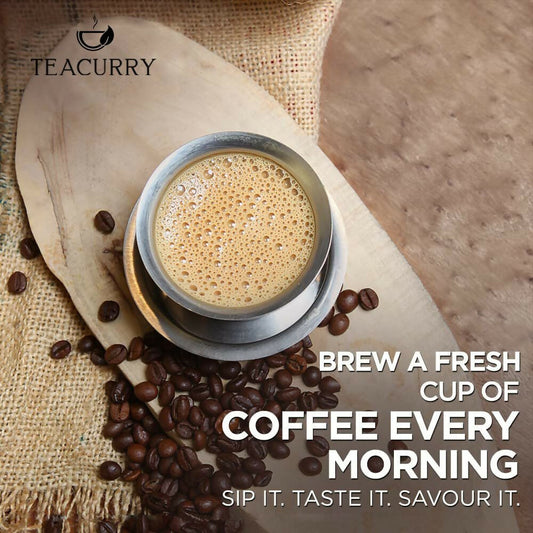 Teacurry South Indian Filter Coffee (100% Arabica Ground Coffee) for Authentic South Indian Taste - Kaapi Coffee - Swadesiicart