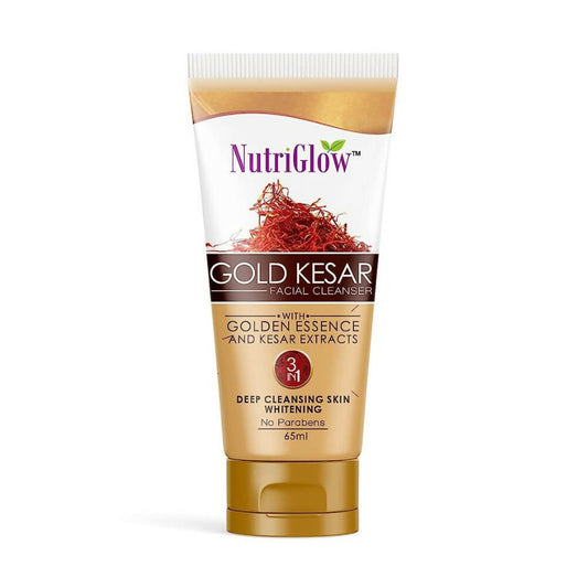 NutriGlow Gold Kesar Face Wash - Nutriglow Cosmetics